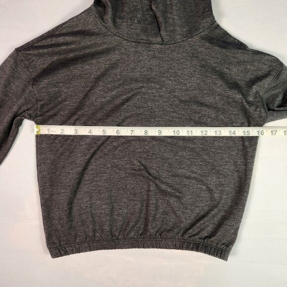 GapFit Kids Fit Tech Hoodie Size Medium (8-9) Gray Heather - Picture 3 of 8